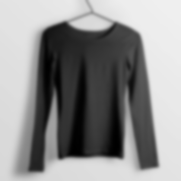 Black t-shirt wide neck